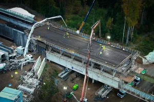 Nord SW partneruzņēmums Nord X veic betonēšanas darbus Rail Baltica projektā.